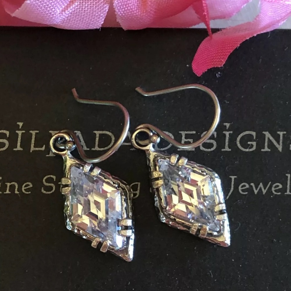 Silpada W1884 RARE Cubic Zirconia Sterling Silver - Picture 2 of 12